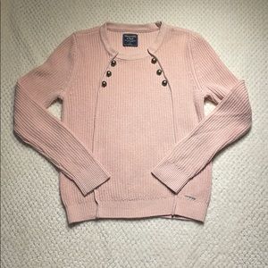 Abercrombie & Fitch Pretty Pink Sweater w/Buttons